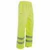 Game Workwear The Deluxe Hi-Vis Rain Pant, Yellow, Size Large 1450
